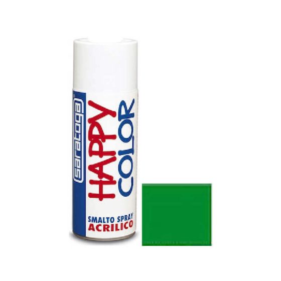 Σπρέι βαφής 400ml SARATOGA Happy Color Πράσινο Ανοικτό-019