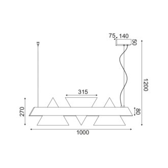 5X100Xh120Cm Armstrong