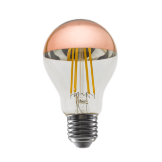 Led Filament E27 Dim A60 Rose Gold 8W 2700K 230V Ac 900Lm Ra80 30000H 180°