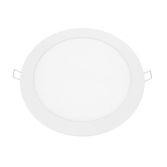 Led Slim Panel White Round Rec. 24W 4000K 2260Lm Φ298 230V Ac Ra80