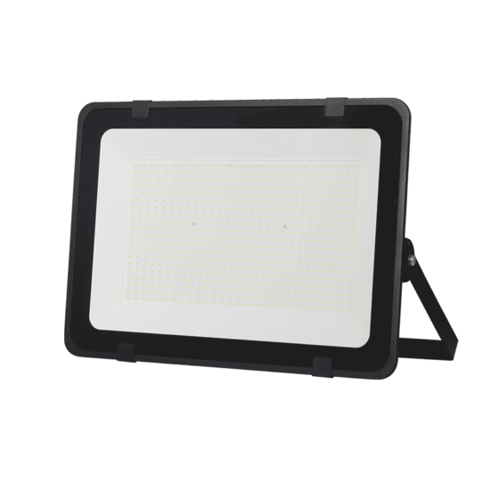 Black Led Smd Flood Luminaire Ip66 400W 6000K 34450Lm 230V Ra80