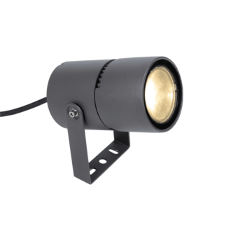 Led Cob Spot Luminaire 9W 300Lm 15-50° 230V Ac 3.000K Dark Grey Cri80 Ip65 30.000Hrs