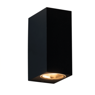 Gu10 Wall Luminaire 230V Ac Sand Black Ip65 Max.2X35W