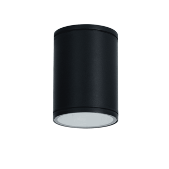 E27 Par30  Round Ceiling Luminaire 230V Ac Sand Black Ip65 Max.35W