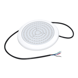 Led Πλαστικο Φ/Σ Πισινασ 20W Rgb 110° Ip68 12V Dc Φ210Χ20Mm