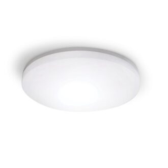 Λευκο Στρογγυλο Φ/Σ Led Με Αισθητηρα Κιν. 24W 2400Lm Cct(3000/4000/6500K) Φ280Mm 120° 230V Ip54 Ra80