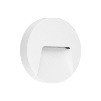 Led Wall Round Luminaire White 230V Ac Ip65 3W 3000K 200Lm Ra80