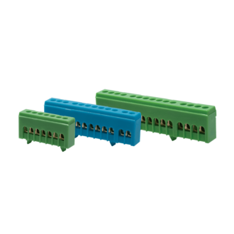 12 Holes Blue Neutral Terminal For Din Rail