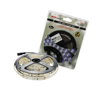 Led Smd Strip Kit 3M Ip65 4000K & 12V Dc Plug Driver