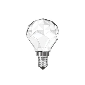 Led Cob E14 G45 3W 4000K 230V Ac 320Lm Ra80 25000H 360° Crystal