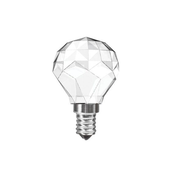 Led Cob E14 G45 3W 3000K 230V Ac 300Lm Ra80 25000H 360° Crystal