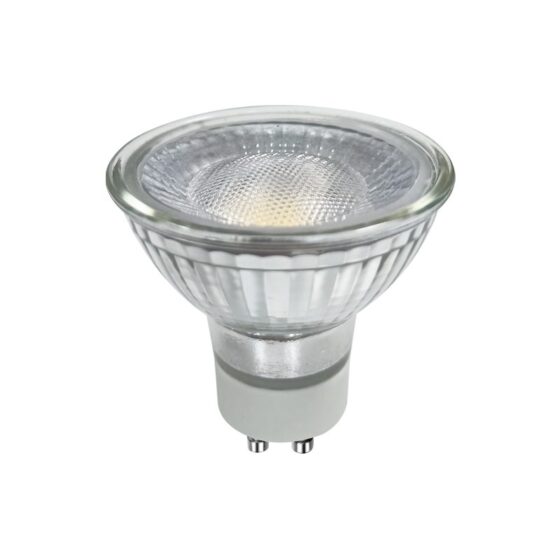 Led Smd Gu10 7W 4000K 230V Ac 590Lm Ra80 30000H 100° Glass