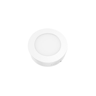 Led Slim Panel White Round Ceil. 6W 3000K 450Lm Φ117 230V Ac Ra80