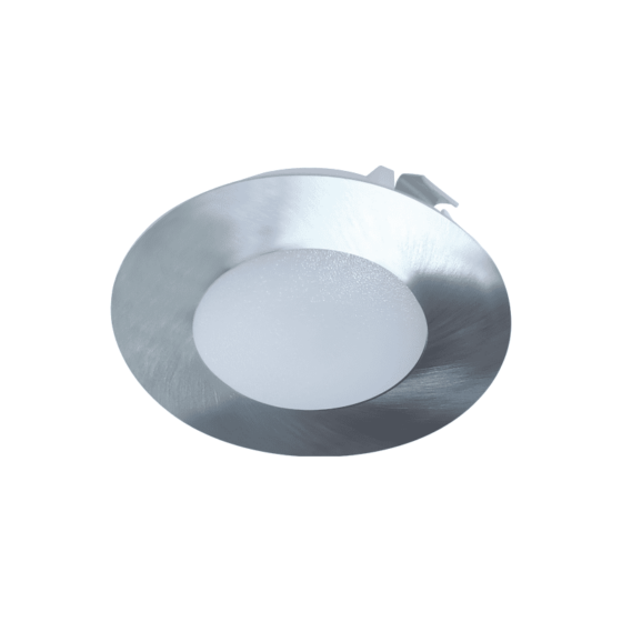 Recessed Nickel Matt Round Led Spot 2W 3000K 155Lm 230V Ac 100° Ra80