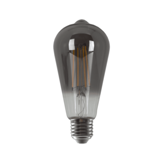 Led Filament E27 St64 8W Smoke 1800K 230V Ac 400Lm Ra80 30000H 360°