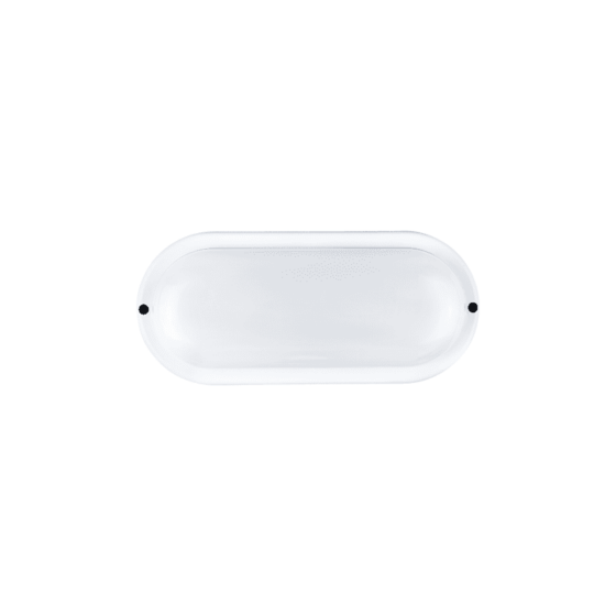 Led Pc White Wall Luminaire 230V Ac Ip65 10W 930Lm 4000K 110° Ra80