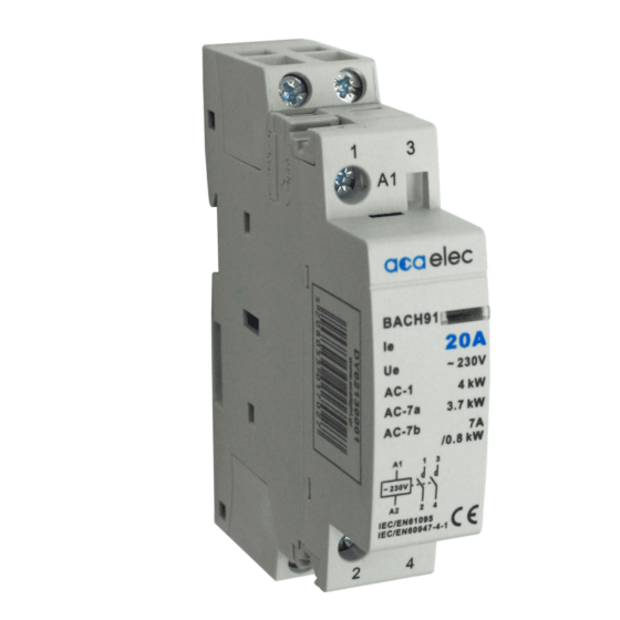 Contactor 20A 2No 230V 1M