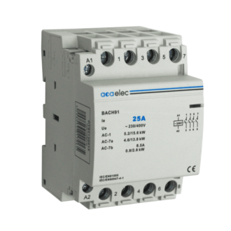 Contactor 25A 4No 230V 3M