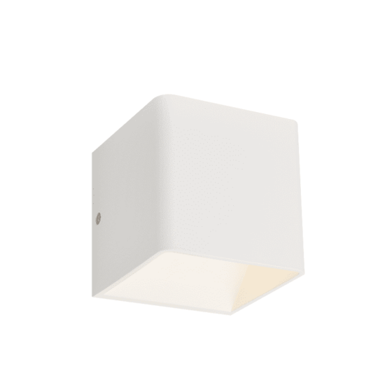 Λευκη Απλικα Led Up-Down Cube 1X3W 230V 3000K 25000Hrs Nephele