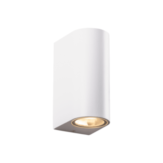 Gu10 Wall Luminaire 230V Ac Matt White Ip65 Max.2X35W