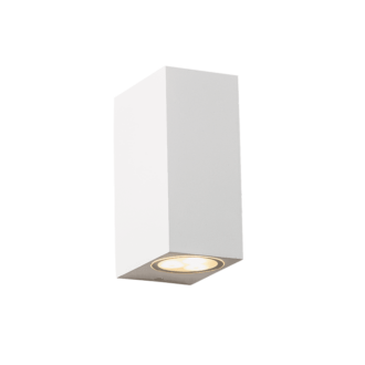 Gu10 Wall Luminaire 230V Ac Matt White Ip65 Max.2X35W