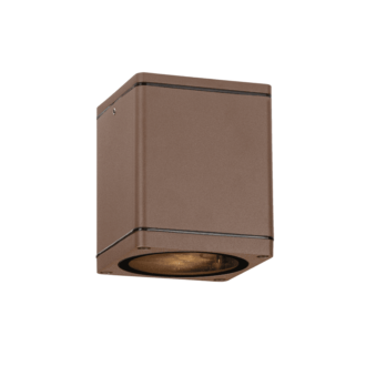 Gu10  Square Ceiling Luminaire 230V Ac Rusty Ip65 Gu10 Max.35W