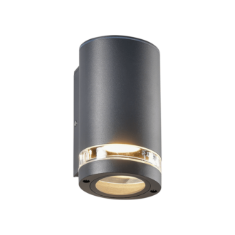 Gu10 Wall Luminaire 230V Ac Dark Grey Ip54 Max.35W