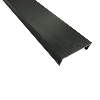 Metal Black Cover For Aluminum Profile P240 2.5M/Pc