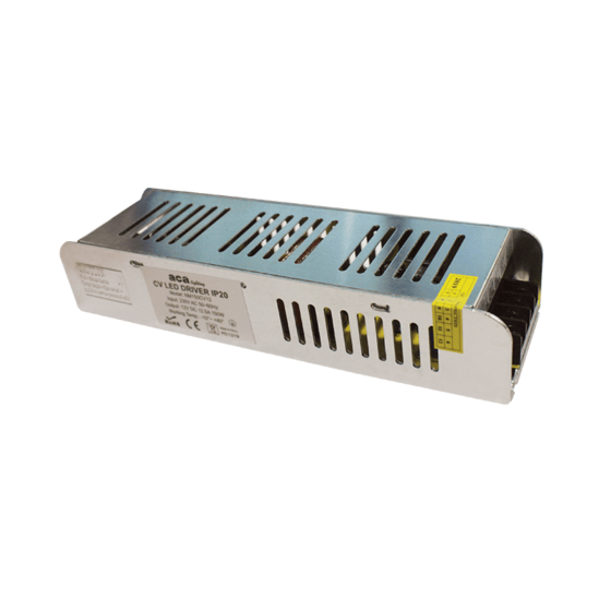 Metal Cv Led Driver 150W 230V Ac-12V Dc 12.5A Ip20 With Terminal