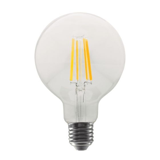 Led Filament E27 G95 10W 4000K 230V Ac 1260Lm Ra80 30000H 360°