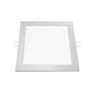 Νικελ Ματ Τετραγωνο Led Πανελ Χωνευτο 18W 4000K 1800Lm 223X223Mm 230V Ac Ra80