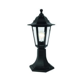 6S Plastic Floor Garden Black Luminaire 41Cm E27 Ip44