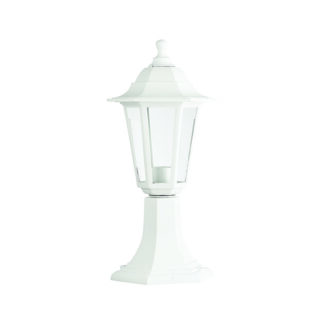 6S Plastic Floor Garden White Luminaire 41Cm E27 Ip44