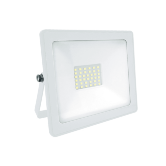 White Led Smd Flood Luminaire Ip66 30W 3000K 2400Lm 230V Ra80