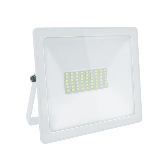 White Led Smd Flood Luminaire Ip66 50W 6000K 4500Lm 230V Ra80