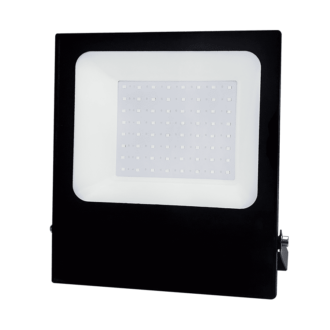 Black Led Smd Flood Luminaire Ip66 50W Rgbw 230V