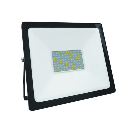 Black Led Smd Flood Luminaire Ip66 70W 3000K 6000Lm 230V Ra80