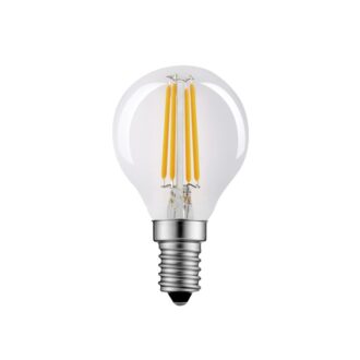 Led Filament E14 G45 5W 2700K 230V Ac 400Lm Ra80 30000H 360°  Duopack