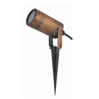 Rust Spot Luminaire Gu10 Max. 3W Led Ip65 & Garden Spike