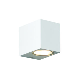 Gu10 Wall Luminaire Plastic 230V Ac White Ip65 Max 3W Led