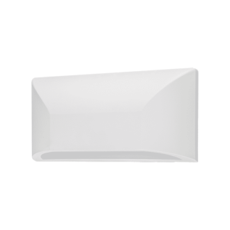 Led Wall Rectangle Luminaire White 230V Ac Ip65 6W 3000K 350Lm Ra80