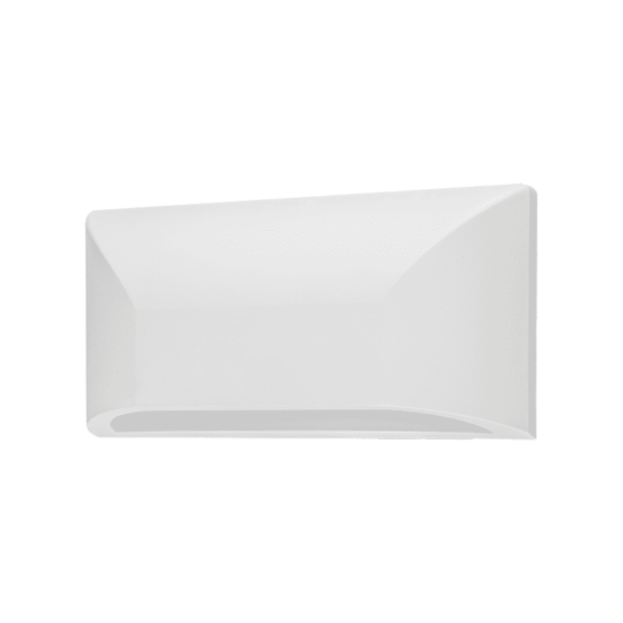 Led Wall Rectangle Luminaire White 230V Ac Ip65 6W 3000K 350Lm Ra80