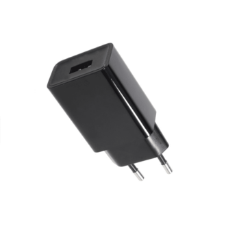 Usb Adaptor Black 230Vac (0.45A) / 5Vdc (1A)