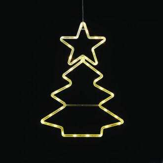 "Plastic Xmas Tree" 36 Led Λαμπακια Ww Μπατ. (3Χαα)/Usb