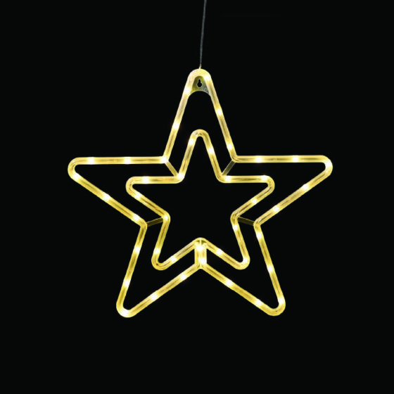 "Plastic Star" 42 Led Λαμπακια Ww Μπατ. (3Χαα)/Usb