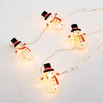 "Snowman" 15 Mini Led Λαμπακ. Σειρα