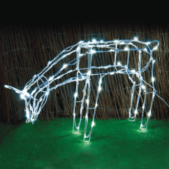 "Feeding Reindeer" 100 Led Σχεδ. Λαμπ Σειρα Cw Αντ.31Vdc & 8 Προγρ. Ip44