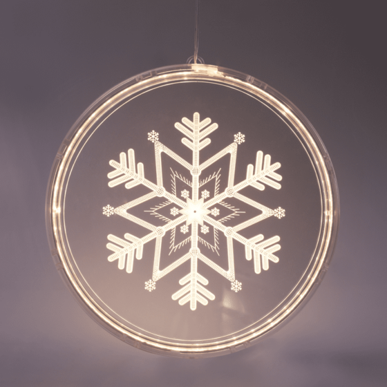 "3D Acrylic Snowflake"