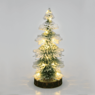 "Pine Tree Table" 15 Mini Led Ww Λ/Κια Μπ/Ριεσ (3Aaa) Ip20 10.5X10.5X36Cm