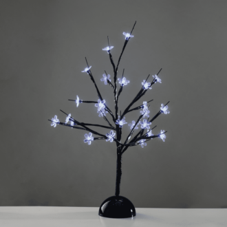 "Table Tree" 25 Led Σχεδιο Λαμπακ Με Μπαταρια 3Xaa Ψυχρο Λευκο Ip20 10X10X45Cm